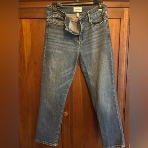 FRAME Le High Straight crop jeans